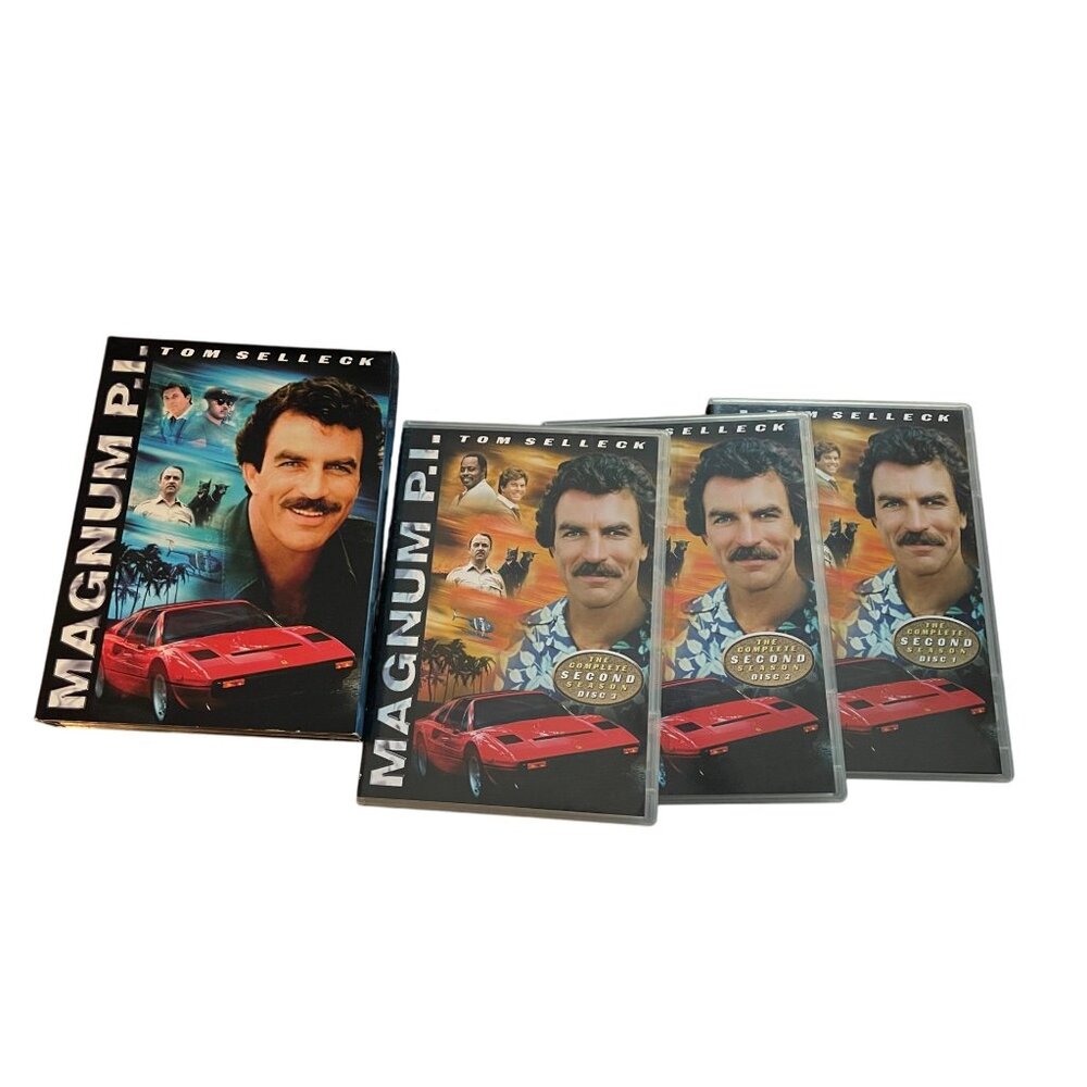 Magnum P.I. Complete 1 st & 2 nd Season Full Screen DVD's